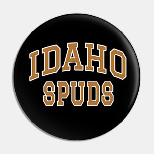 Idaho Spuds Athletic Brown Pin