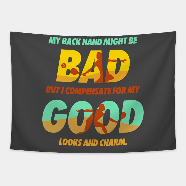 The Bad and Good in Pickleball Tapestry by zerobriant