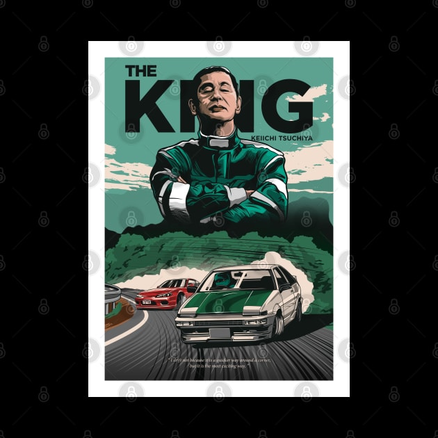 Drift King - Keiichi Tsuchiya by rizadeli