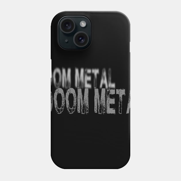 DOOM METAL Phone Case by DEATHCORECLOTHING