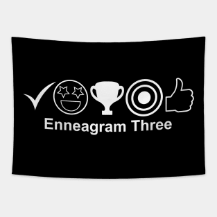 Enneagram 3 T-Shirt | Enneagram Type 3 | Achiever | Success Oriented | Enneagram Gifts | Unisex - Men & Women's Tee Tapestry