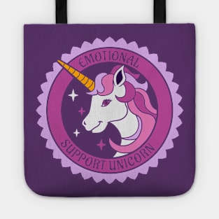 Emotional Support Unicorn Tote