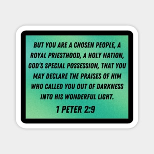 Bible Verse 1 Peter 2:9 Magnet