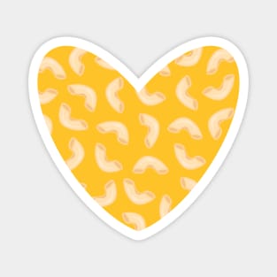 Mac and Cheese Pasta Heart Magnet