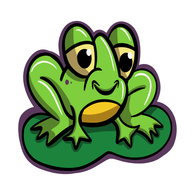 Happy Lil Frog by Bobomatic