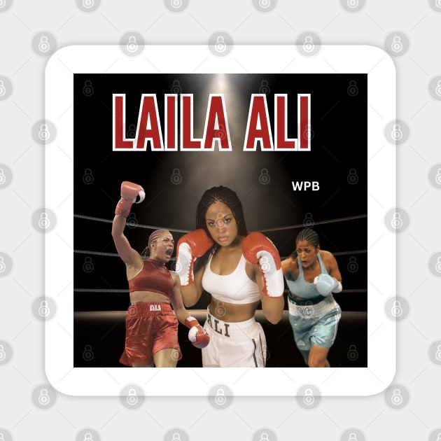 Laila Ali and Muhammad Ali Legacy T-Shirt Magnet by WPB Sports shop