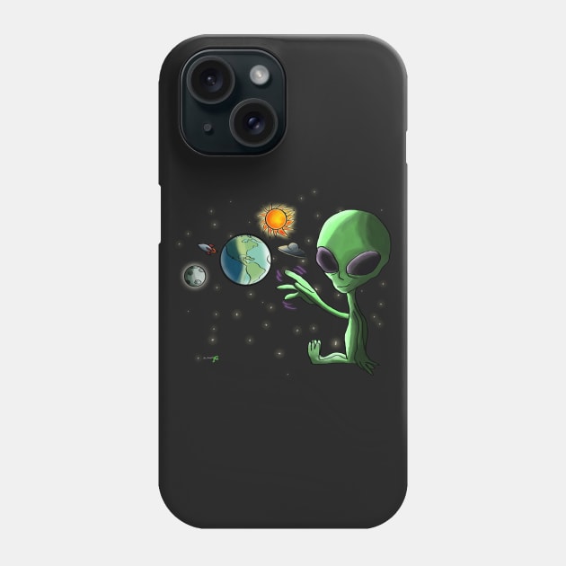 Alien Phone Case by jimmygatti