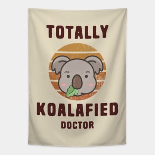 Koala Pun Koalafied Doctor Tapestry