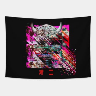 Pixel Oni Tapestry