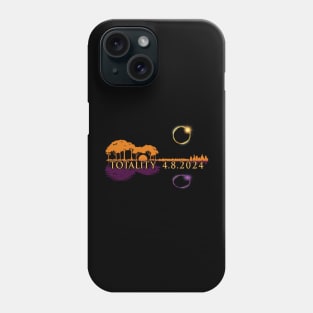 America Totality Reflections 4-8-24 Sun Eclipse Phone Case