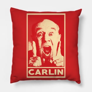 George Carlin Pop Art Style Pillow