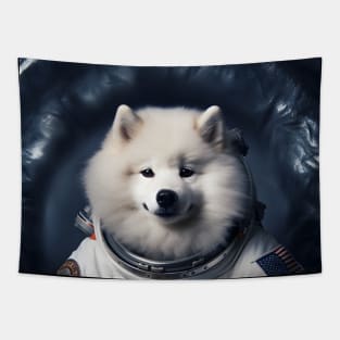 Astro Dog - Samoyed Tapestry