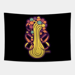 Plastic Macaroni Boho Trippy Hippy Pasta Passion Tapestry