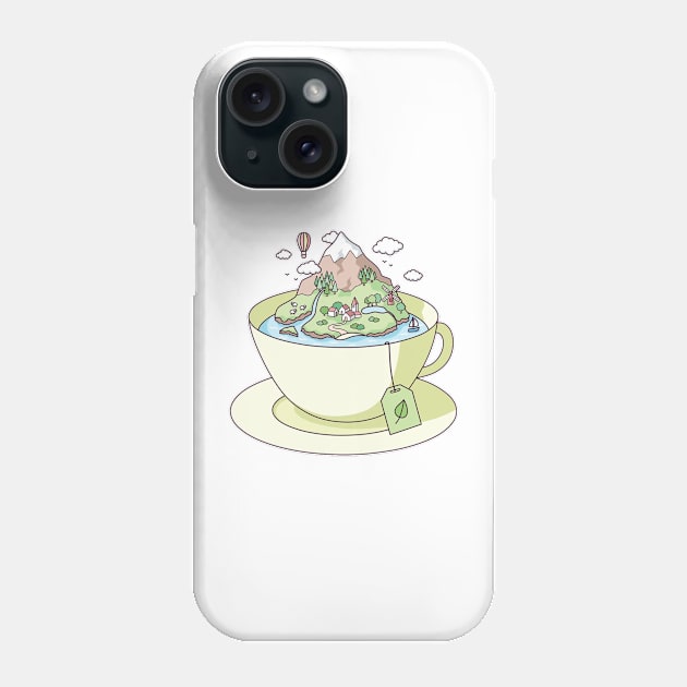 Island of tea Phone Case by Hiep Nghia