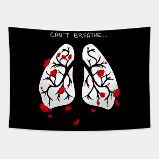 Hanahaki disease - Can't breathe WHITE Tapestry