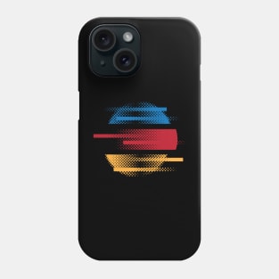 Gradient Opart lines Phone Case