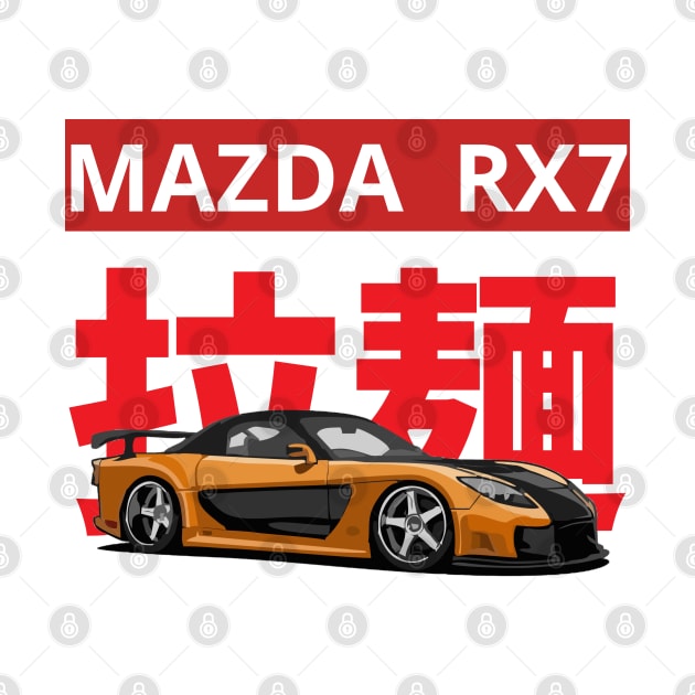mazda rx7 by artoriaa