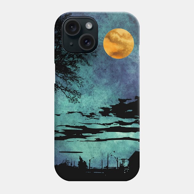 Black Night Phone Case by Bishop Creations