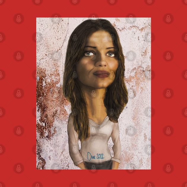 Ivana Milicevic - caricature by Henry Drae