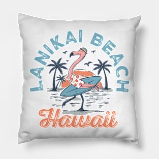 Lanikai Beach Hawaii Summer Pillow