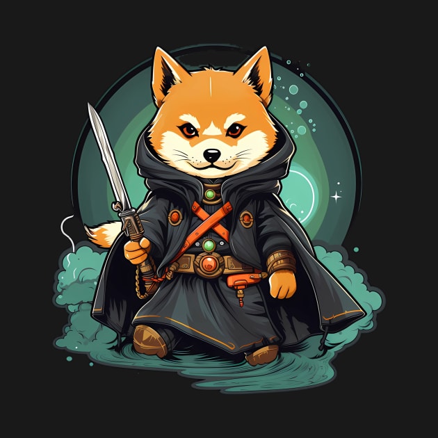 Cartoon Shiba Inu Dog RPG - Cute Shiba Inu by fromherotozero