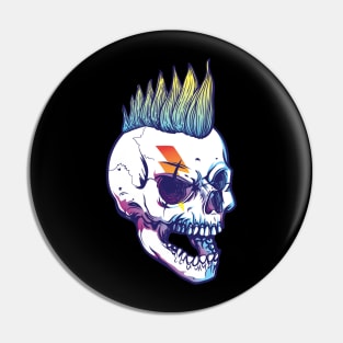 Halloween Skull Pin