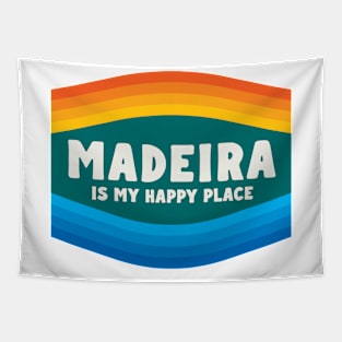 Madeira is my happy place Tapestry