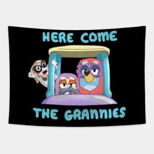 Here Come The Grannies Tapestry