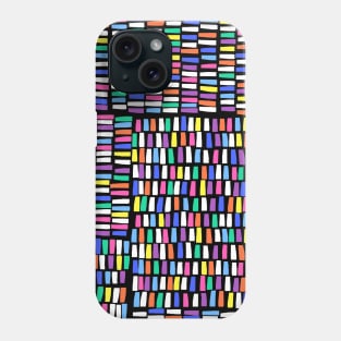 Multi-Colour Line Dash Pattern Phone Case