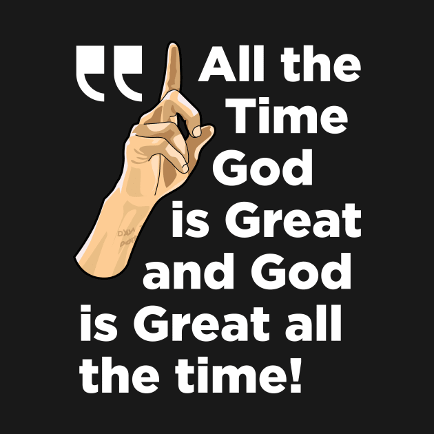 Stephen Curry God Is Great All The Time Inspirational Gift Women Men by teeleoshirts