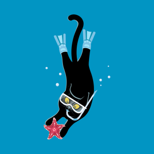 Diving cat T-Shirt