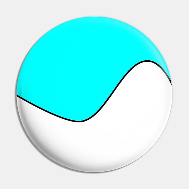 GEOMETRIC TWO TONE WAVE PATTERN AQUA AND WHITE Pin by colorsandpatterns