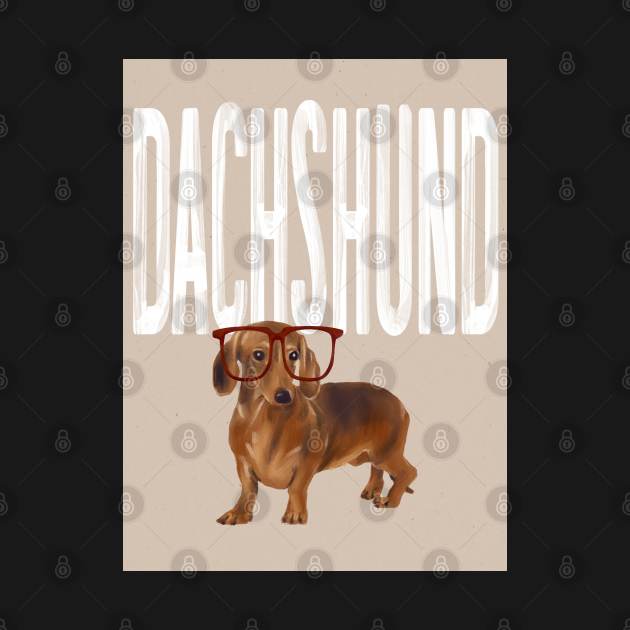 Dachshund Dog by Art Designs