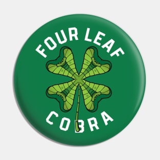 Four Leaf Cobra Pin