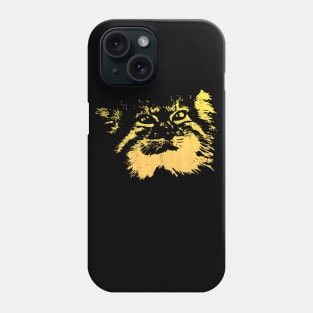 Pallas Cat - Yellow Phone Case