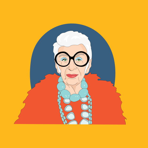 iris apfel portait by FemCards