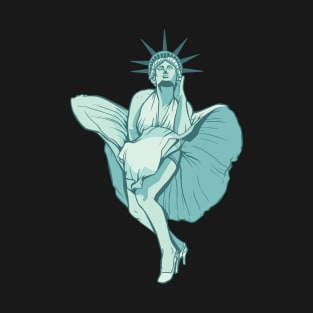 marilyn monroe statue of liberty T-Shirt