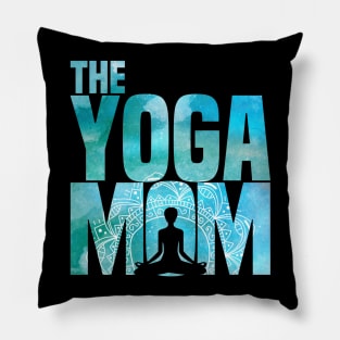 Womens Yoga Mom-Meditation Namaste Mothers Day Gift T Shirt Pillow