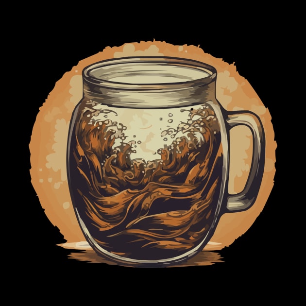 The Great Wave of Coffee by Pixy Official