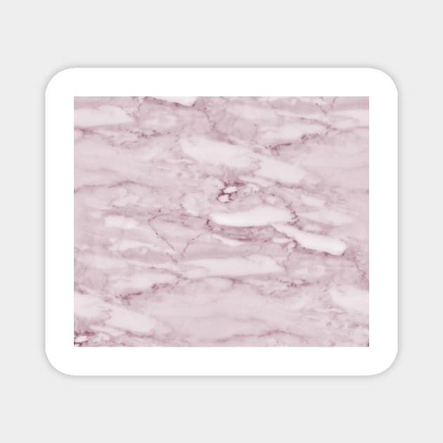 Carino Rosa pink marble Magnet by marbleco