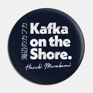 Haruki Murakami - Kafka On The Shore  // Retro Fan Art Design Pin