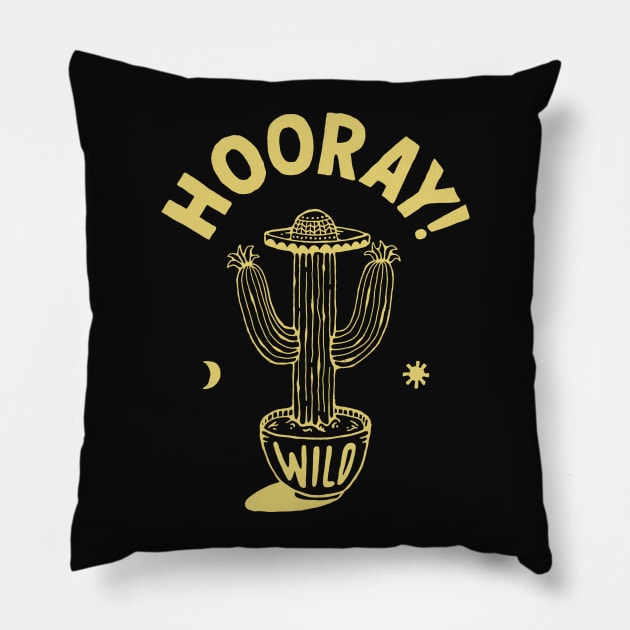 Hooray! Pillow by skitchman