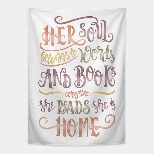 HER SOUL Tapestry by Catarinabookdesigns