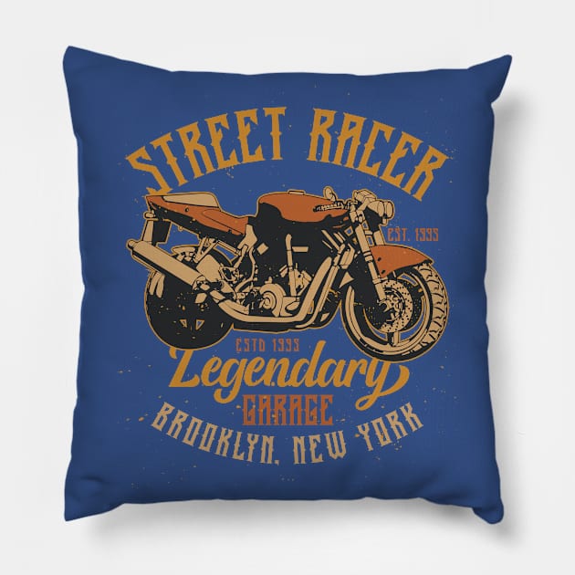 Street Racer Streetfighter Mega Pillow by Hariolf´s Mega Store