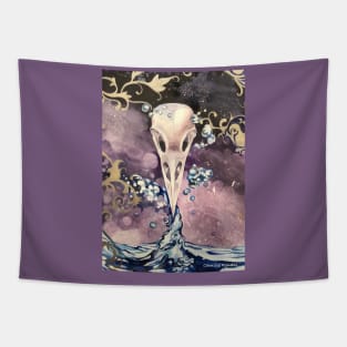 Turbulent Raven - small image Tapestry