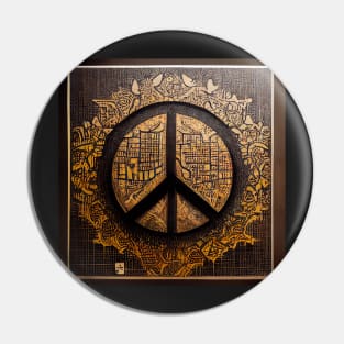 peace logo Pin