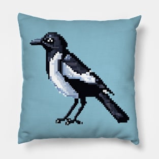 Pixel Magpie Pillow