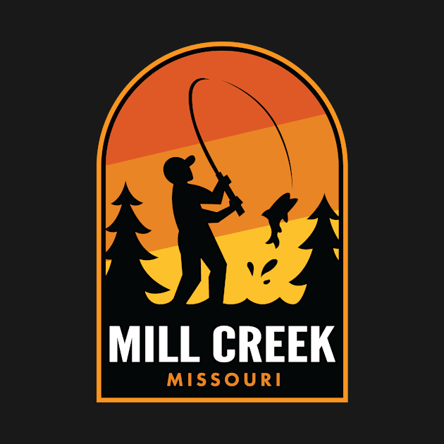 Mill Creek Missouri Fishing by HalpinDesign