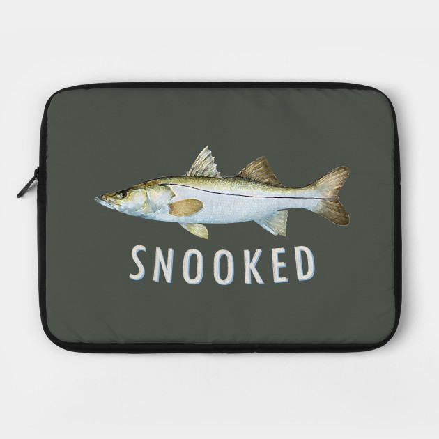Snook Fishing Shirt Gift For Saltwater Fishing Lover Snook Fish Laptop Case Teepublic