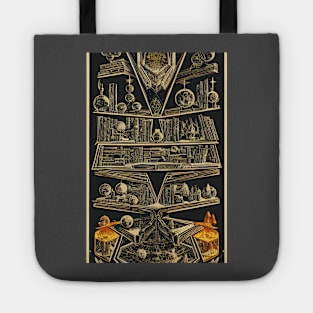 Cosmic Bookshelf Tote